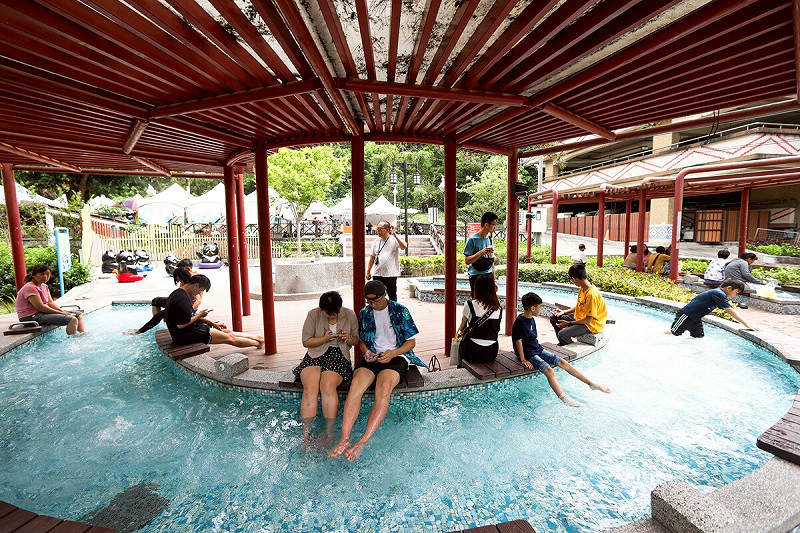 谷關溫泉區距離新社花海很近。   圖：台中市政府/提供