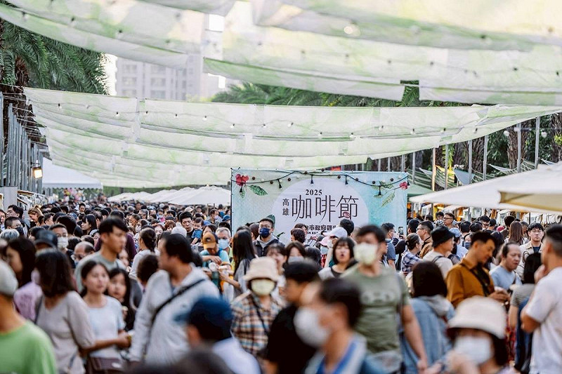 「2025 高雄咖啡節」2天活動吸引超過5萬民眾到場。   圖：高雄市觀光局/提供