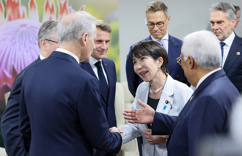 日本首相高市早苗出席20國集團峰會。   圖 : 翻攝自日本首相官邸