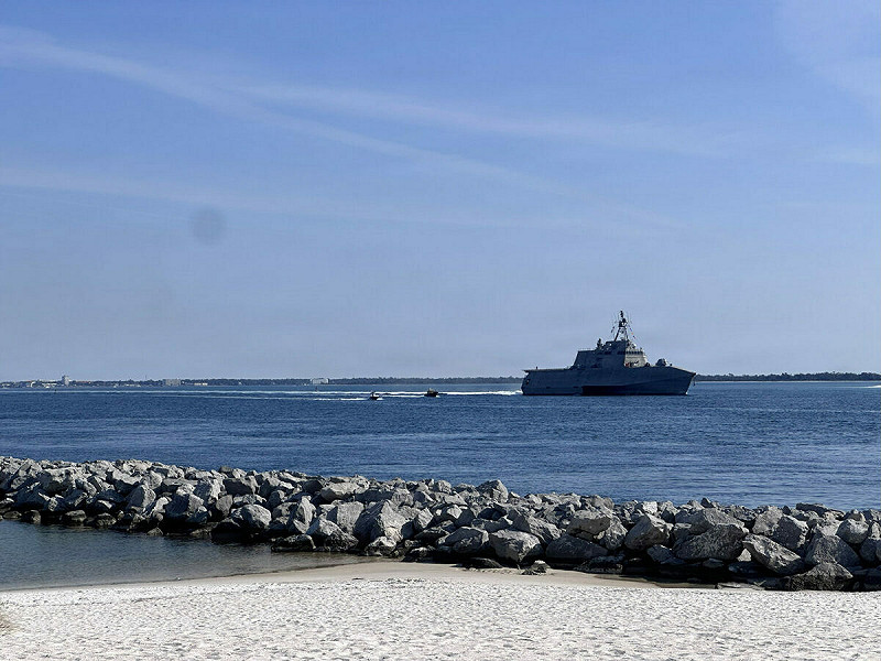  該系列最後一艘獨立級「皮耶里號」近岸戰鬥艦（USS Pierre，LCS-38）。 圖：翻攝HII紐波特紐斯造船公司官網 
