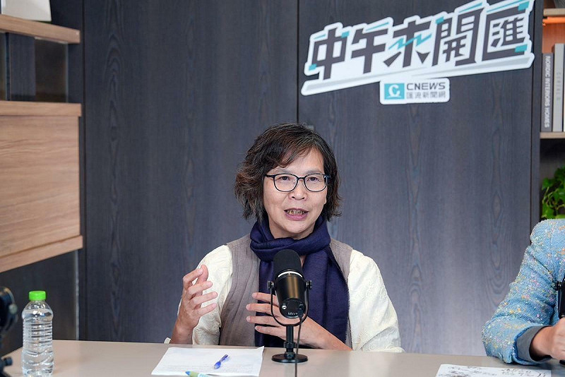 前民眾黨立委蔡璧如25日上網路節目《中午來開匯》接受資深媒體人黃光芹專訪。   圖：CNEWS匯流新聞網提供