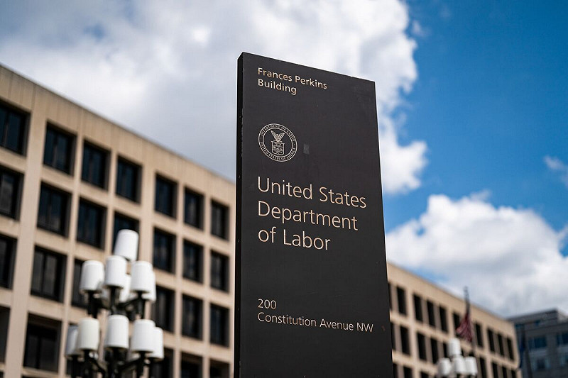 美國勞工部（United States Department of Labor）受政府停擺影響，十月無法進行完整就業報告。圖：翻攝自 X《unumihai Media》