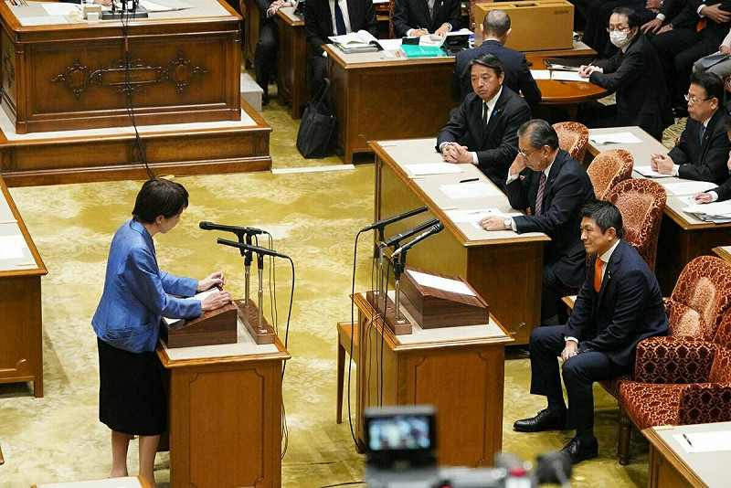 高市早苗與日本各政黨黨魁舉行黨首討論   圖：翻攝自參政黨黨魁神谷宗幣的Ｘ