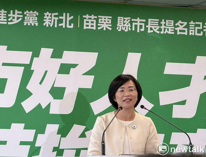 民進黨提名立委蘇巧慧參選新北市長。   圖：高逸帆／攝