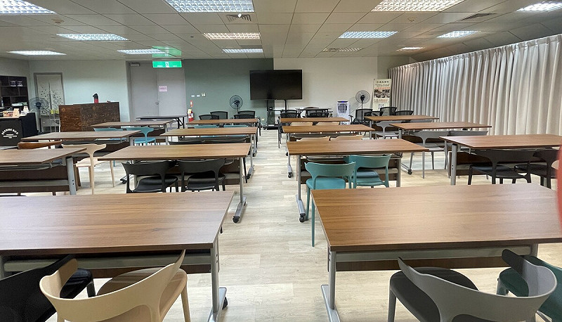 承光學堂具備舒適空間、完整無障礙設施與先進設備，是作為企業內訓、專業社福活動及課程租借的理想場所。   圖：高雄市關懷身心障礙者就業協進會/提供