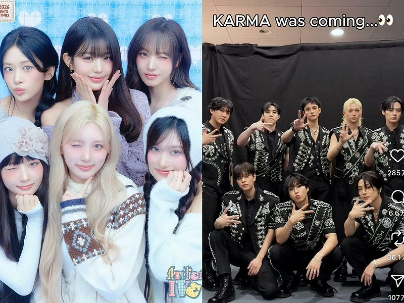 韓國年度音樂盛事MAMA大獎邀請IVE、Stray Kids等大咖韓團出席。   圖：翻攝自IVE、Stray Kids IG