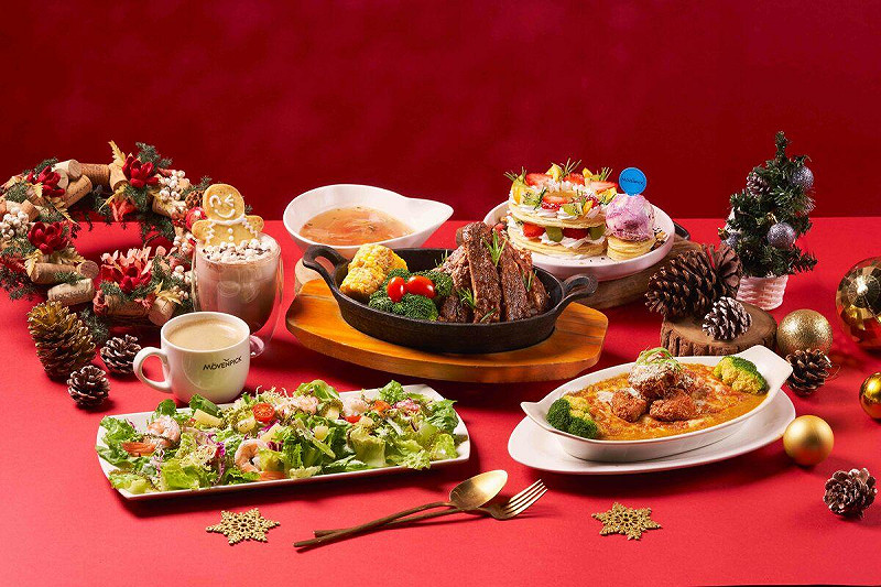 莫凡彼「聖誕浪漫饗宴」套餐。   圖：莫凡彼餐飲集團/提供