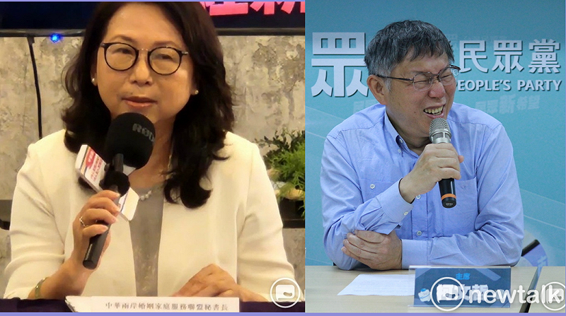 檢調查出，徐春鶯涉受中方滲透來源指示、資助，為黃珊珊、柯文哲站台造勢，違反反滲透法，周軒直言，是否有利益交換？簡直臭不可聞！別再喊政治迫害了。   圖：黃建豪/ 攝、周煊惠/攝（新頭殼合成）