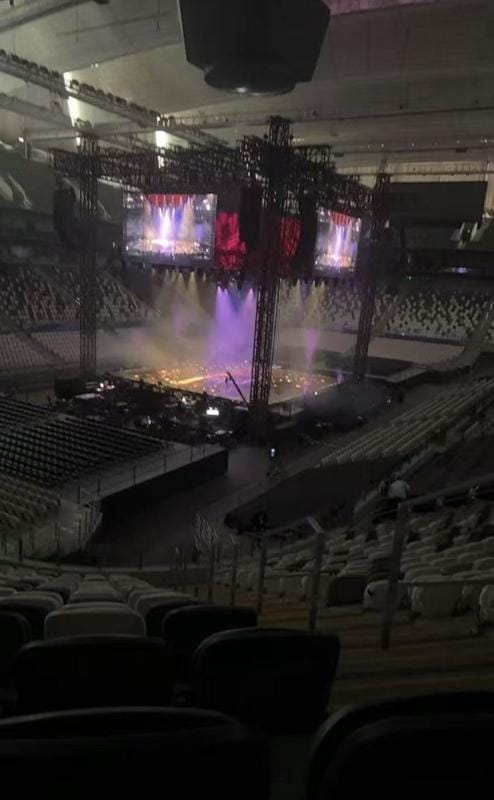 濱崎步原訂28日在上海舉辦演唱會，舞台由200名工作人員日夜趕工5天才搭建完成。   圖：翻攝自Threads