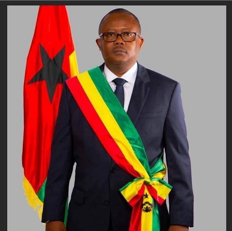 非洲國家幾內亞比索總統恩巴羅。   圖/取自臉書粉專Umaro Sissoco Embaló Presidente da Guiné-Bissau