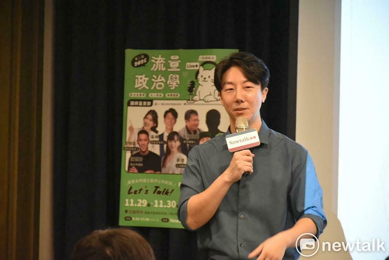 吳崢與大學生面對面分享選戰經驗。   圖：孫家銘攝