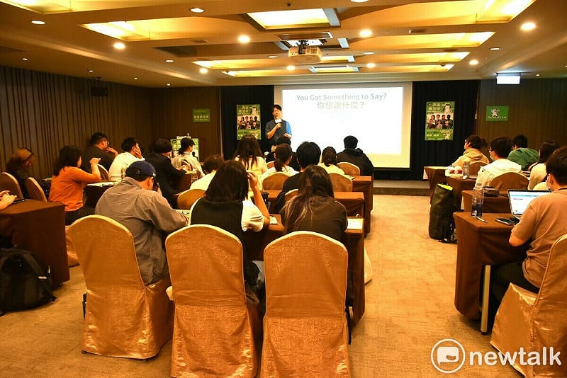 吳崢受邀南下與大學生面對面交流。   圖：孫家銘攝