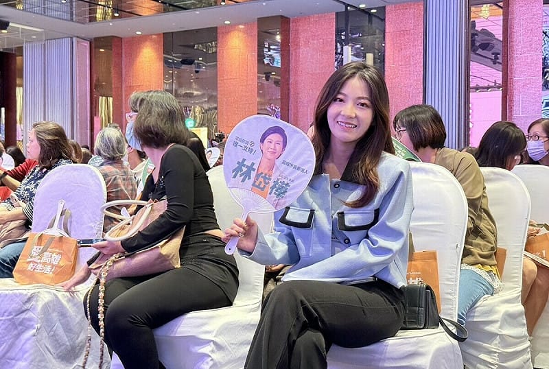 女力大團結支持林岱樺。   圖：林岱樺辦公室/提供