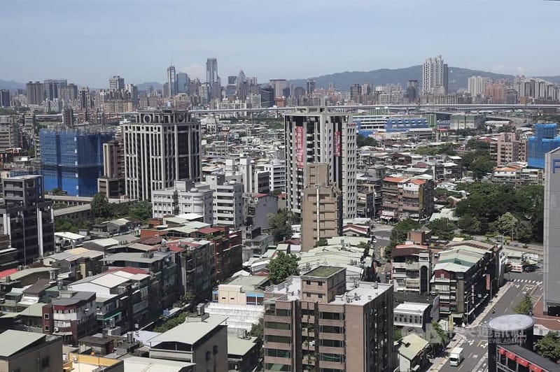 圖為台北市萬華區建物景觀。（中央社檔案照片）   