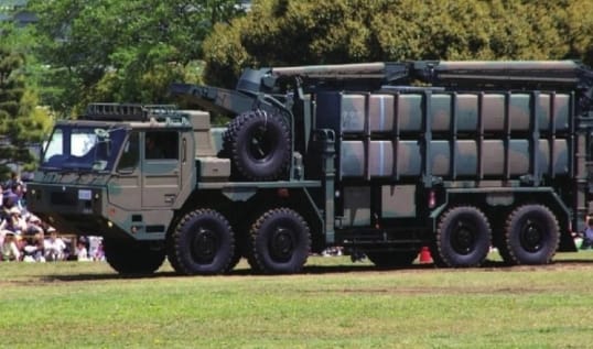  「03式地對空導彈」發射車。 圖 : 翻攝自環球網 