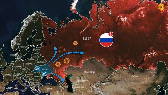 烏軍近期也持續發展遠程打擊能力。有網友認為，烏軍目前的遠程武器產能已經足夠壓垮俄羅斯的防空系統，對俄國國內的軍事、能源目標造成巨大傷害。&nbsp;&nbsp;&nbsp;圖：翻攝自 @EuromaidanPress X 帳號