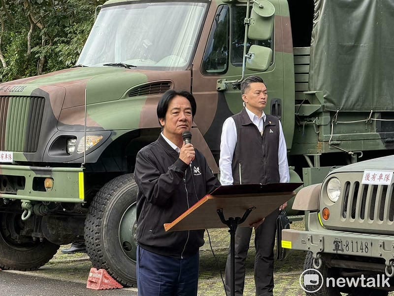 賴清德說,對和平要有理想,但不能有幻想。 圖:高逸帆/攝 賴清德說,對和平要有理想,但不能有幻想。 圖:高逸帆/攝