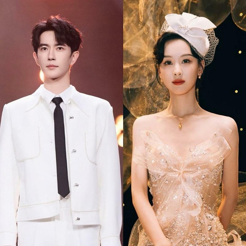 于朦朧(右)驚傳墜樓，外界傳言陳都靈是下一個受害者。   圖：翻攝自于朦朧、陳都靈微博