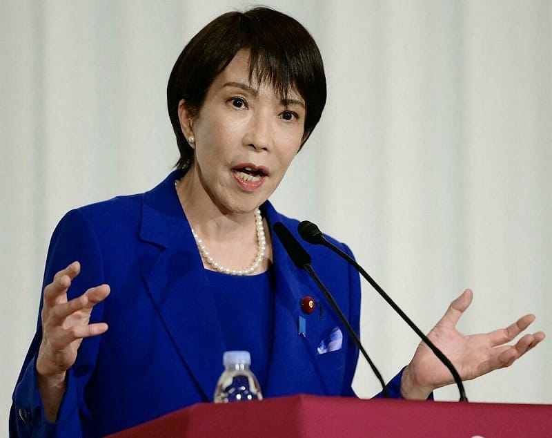 高市早苗與其政府目前未就「台灣有事論」妥協。   圖：翻攝自 X《晴天》