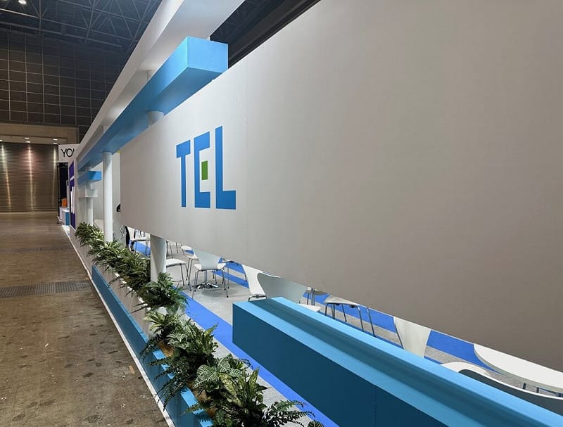 2024年日本國際半導體展，日商TEL櫃位。（圖取自facebook.com/TokyoElectron）   