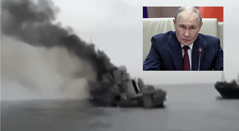 俄羅斯總統普丁指稱烏軍在黑海上襲擊「影子艦隊」為「海盜行為」。   圖：翻攝自 X《Chuck Pfarrer》