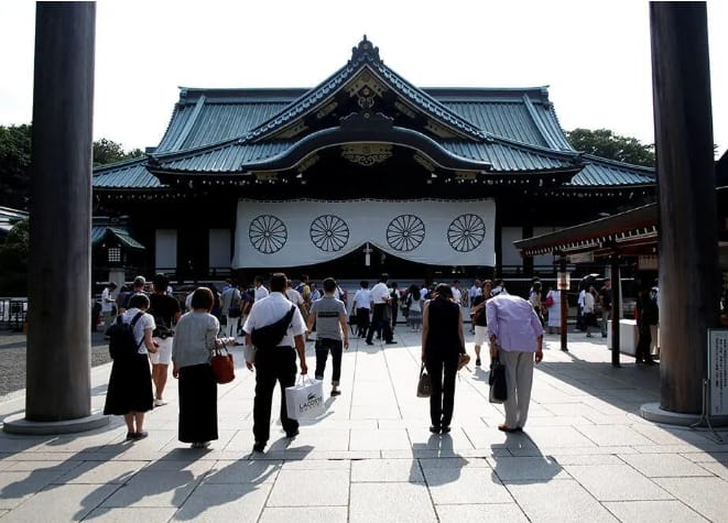 日本靖國神社。   圖 : 翻攝自王晉博士