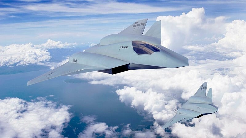 波音公司的 F/A-XX 設計概念圖。   圖：翻攝自 X《Heatloss》