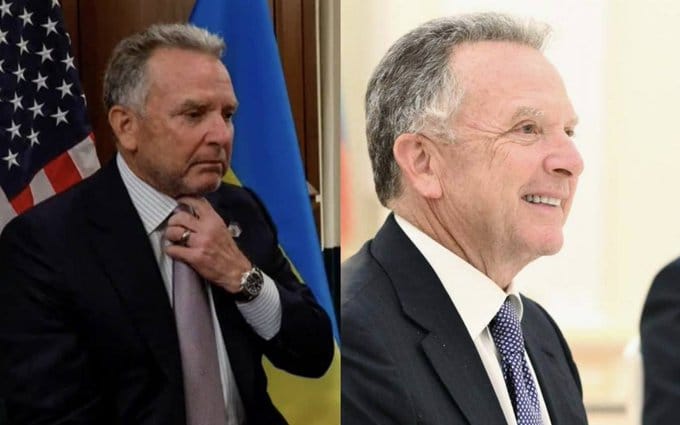  有外媒發現，威特科夫在分別面對烏克蘭與俄羅斯官員時，展現出差異極大的態度。 圖：翻攝自 @NiKiTa_32156 X 帳號 