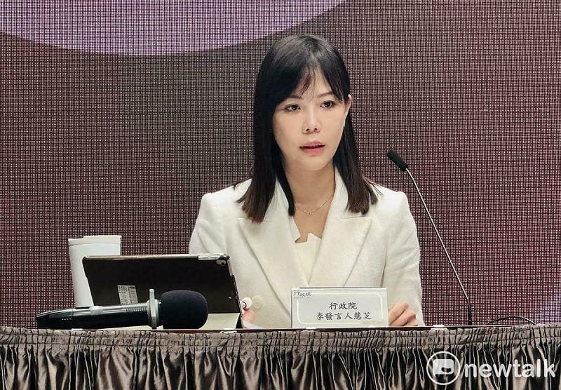 行政院發言人李慧芝。   圖：謝莉慧/攝