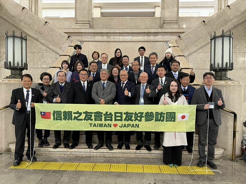 「信賴台灣之友會」赴日本交流，日本政要允諾回訪。   圖：信賴台灣之友會提供