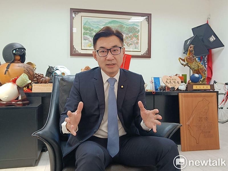 江啟臣雖未宣布，但布局台中市長選舉已經長達八年。圖：新頭殼資料照