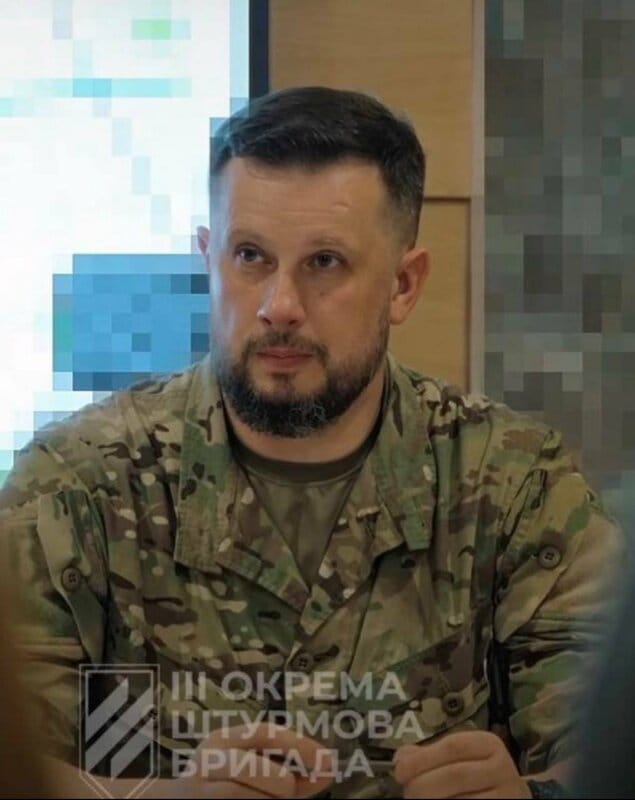  烏克蘭亞速第三突擊軍團指揮官、准將比列茨基（Andrii Biletskyi）。 圖：翻攝自 X 