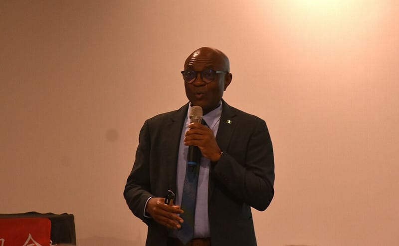 奈及利亞駐台北商務辦事處代理處長雷利克斯。   圖：孫家銘攝