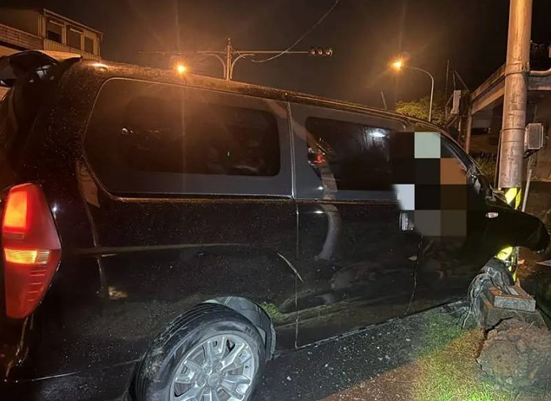 宜蘭礁溪警分局林姓員警執行副總統蕭美琴交管勤務時遭廂型車撞成重傷。   圖：警方提供