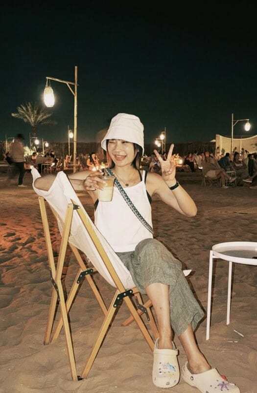 近日Threads公布所在地，就有網友發現網紅愛莉莎莎所在地在中國引起議論。   圖：翻攝自愛莉莎莎IG