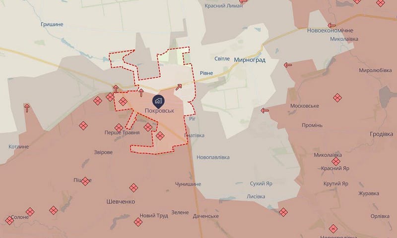 烏軍「Skhid」作戰指揮部同日公布紅軍城方向戰果，指出僅在白天作戰時段，便成功阻止俄軍 45 次進攻，並殲滅 110 名侵略者（其中 83 人確認死亡）。 圖:翻攝自X帳號@Maks_NAFO_FELLA