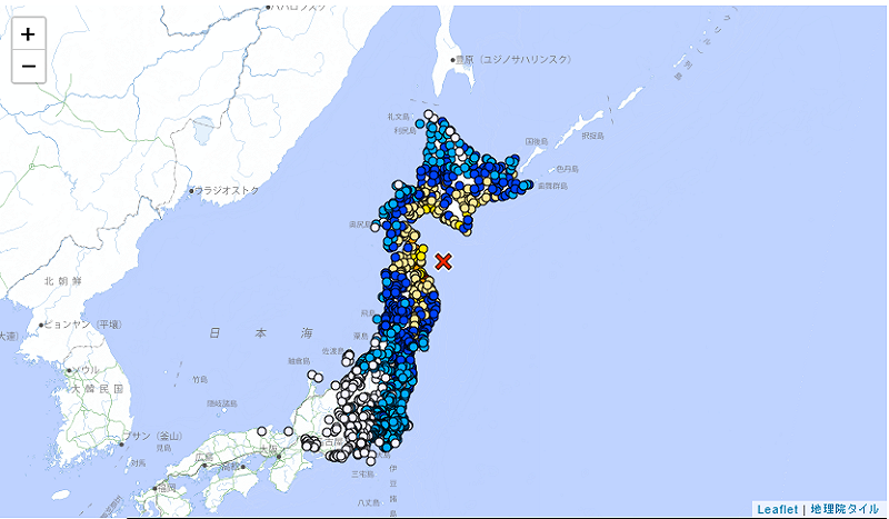 地震專家郭鎧紋表示，日本氣象廳根據311地震的經驗，警告一週內可能出現規模8以上強震，發生機率則從原先的0.01％大幅調升至1％，等於提高100倍。   圖：取自日本氣象廳