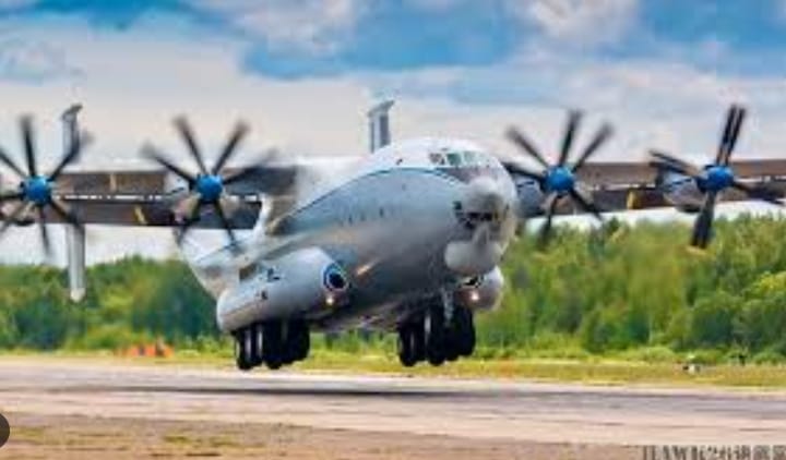 俄軍安-22運輸機是世界上最大螺旋槳運輸機。(示意圖)   圖 : 翻攝自QQ News