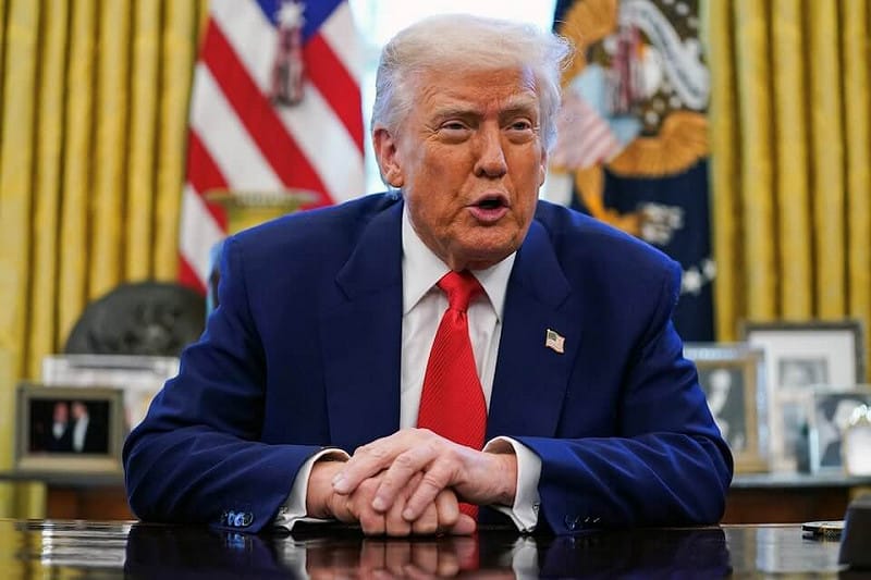 美國總統川普。（路透社）   圖：中央社提供