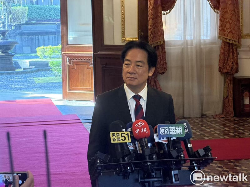 賴清德總統呼籲中國體現大國責任。   圖：高逸帆／攝