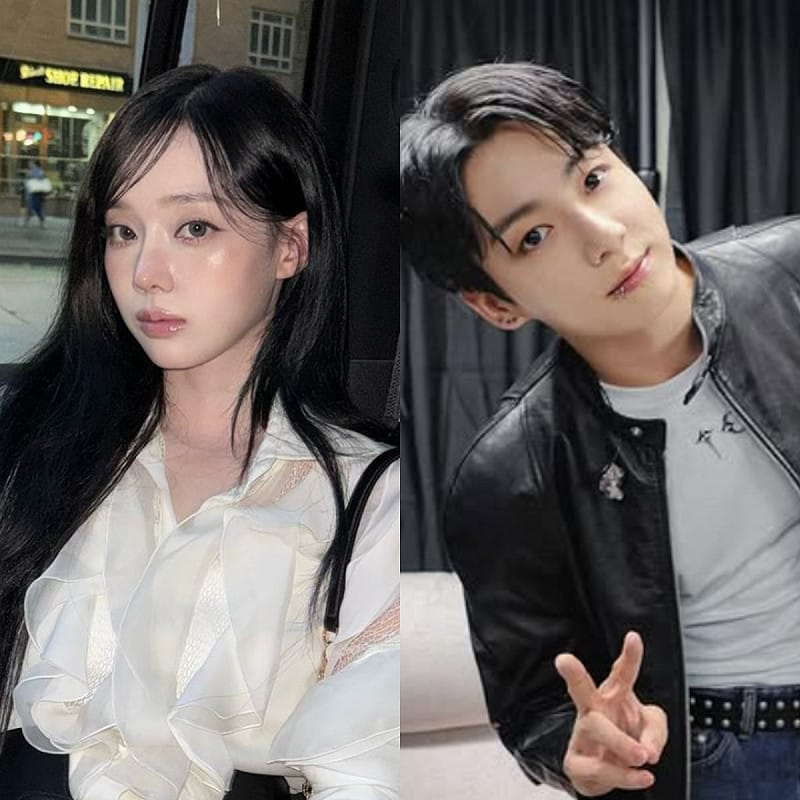 Winter(左)與田柾國近日傳出緋聞，引發外界熱議。   圖：翻攝自Winter、田柾國IG