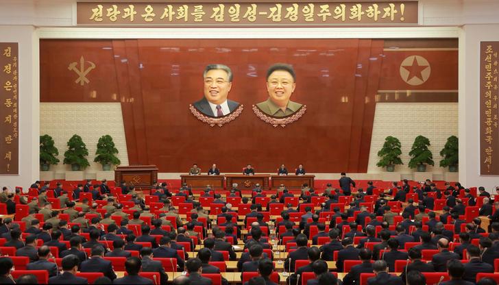 北韓國內青年組織「金日成—金正日主義青年同盟」（29）日在大會上通過改名，將移除已故領導人金日成、金正日兩人冠名。   圖：達志影像／路透社(資料照)