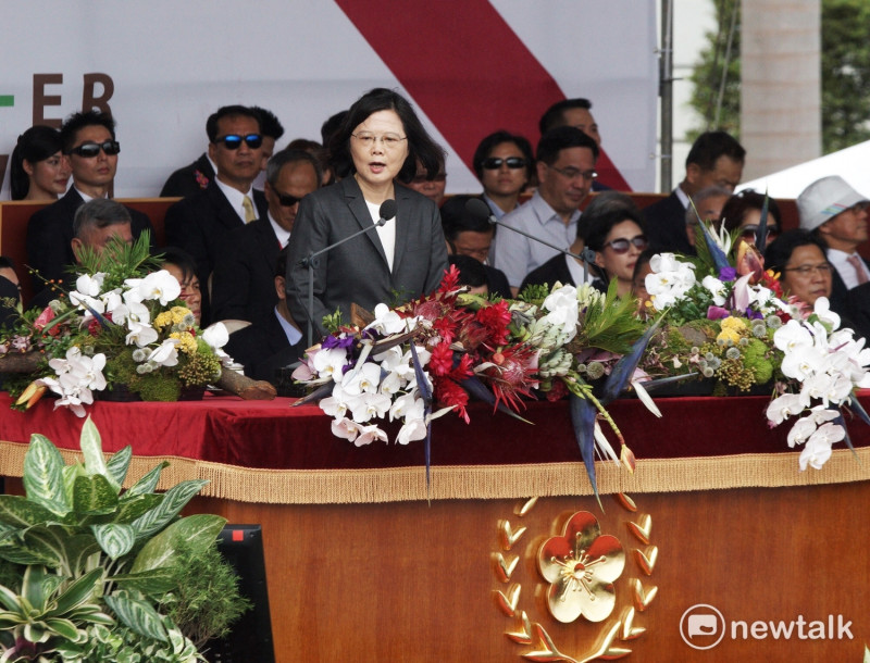 總統蔡英文10日國慶演說強調，捍衛中華民國台灣永續發展是台灣人民最大公約數。   圖：張良一/攝（資料照片）