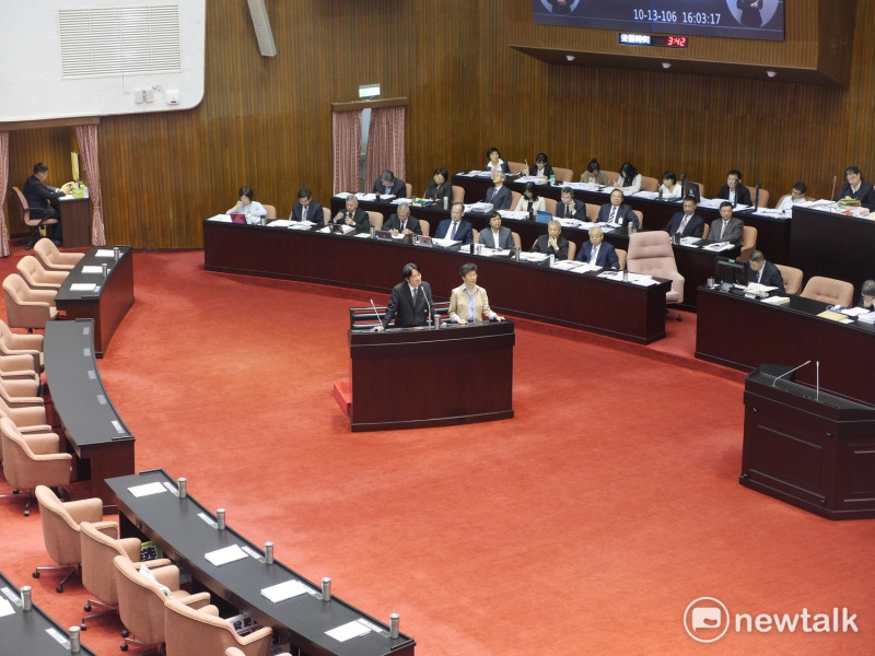行政院長賴清德今（13）天赴立法院總質詢。   圖：趙婉淳／攝
