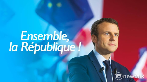 法國總統馬克宏6月贏得總統大選，成為法國最年輕領袖，但光環逐漸退散，民調一度暴跌。      圖：翻攝馬克宏臉書