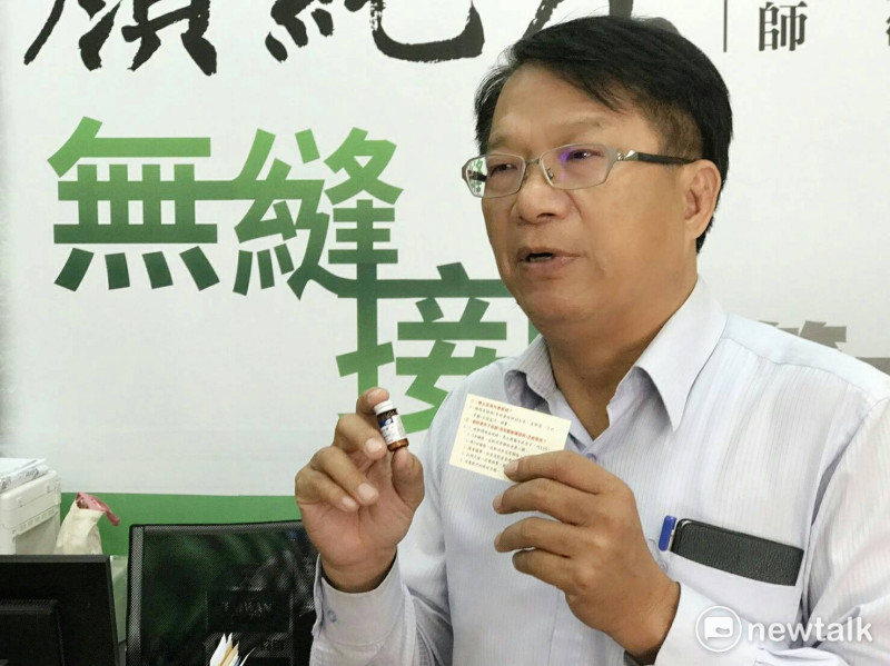 台南市長參選人顏純左針對美麗島電子報16日公布的民調表示，他在台南市長支持度上的民調已上升了三倍。   圖 : 黃博郎/攝