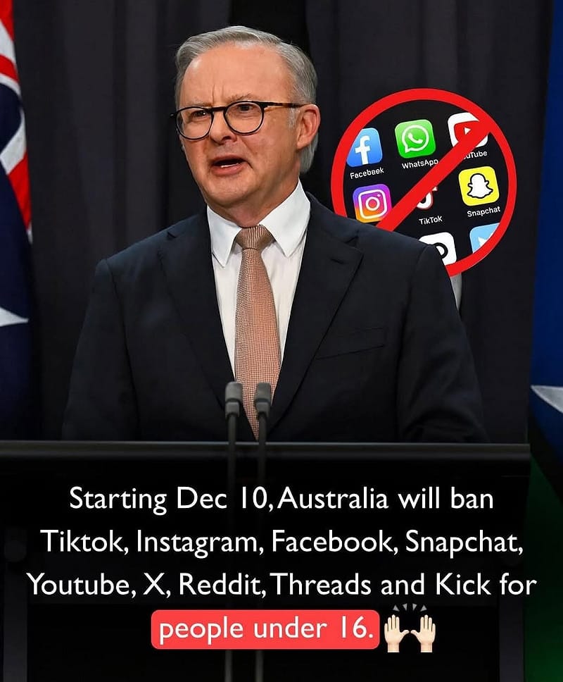 禁令影響了多數主流社群媒體。圖:翻攝自 X《Shubham》 禁令影響了多數主流社群媒體。圖:翻攝自 X《Shubham》