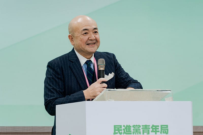 日本台灣交流協會代表片山和之 圖:民進黨提供 日本台灣交流協會代表片山和之 圖:民進黨提供