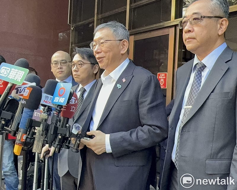 民眾黨前主席柯文哲今赴北院出庭。   圖：周煊惠 / 攝