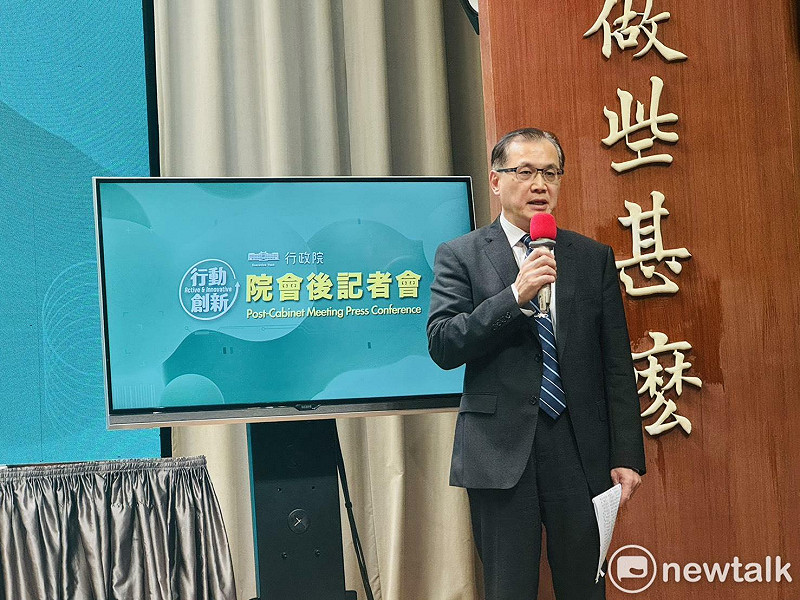 國防部採購室主任趙亞平今（11）日列席行政院會後記者會。   圖：謝莉慧/攝